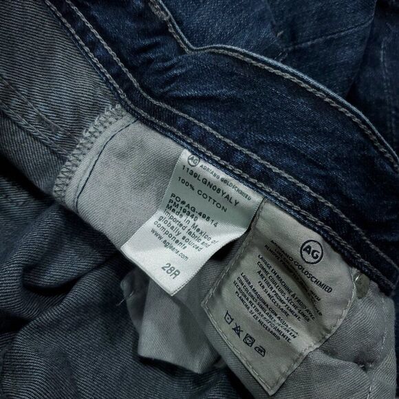 Ag Jeans Dylan Slim Skinny Jean Dark Wash Blue Men's Size 28 8 Years Ally - Picture 4 of 8